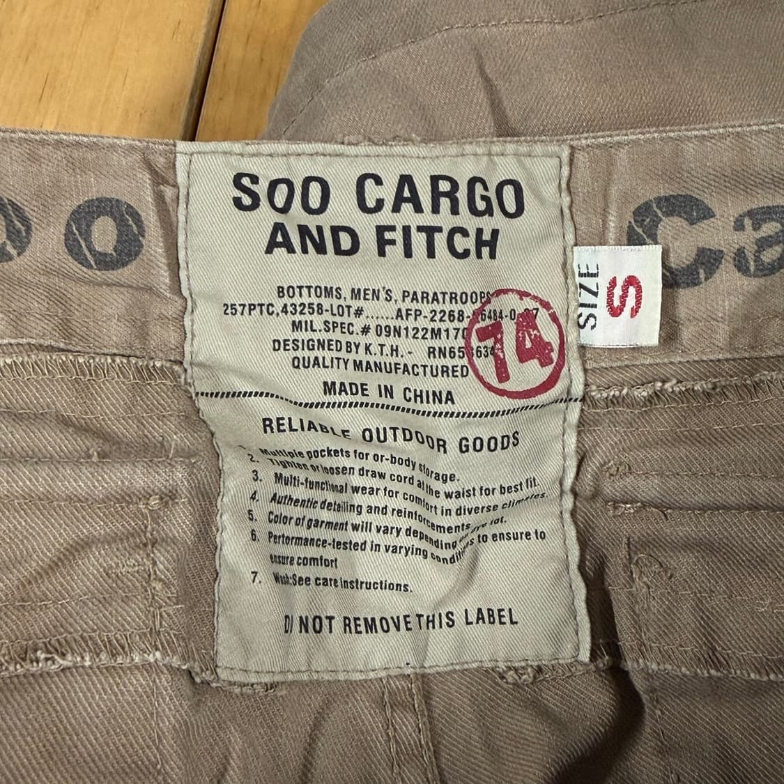 [30] SOO CARGO 빈티지 밀리터리 멀티 카고 반바지 상품이미지5