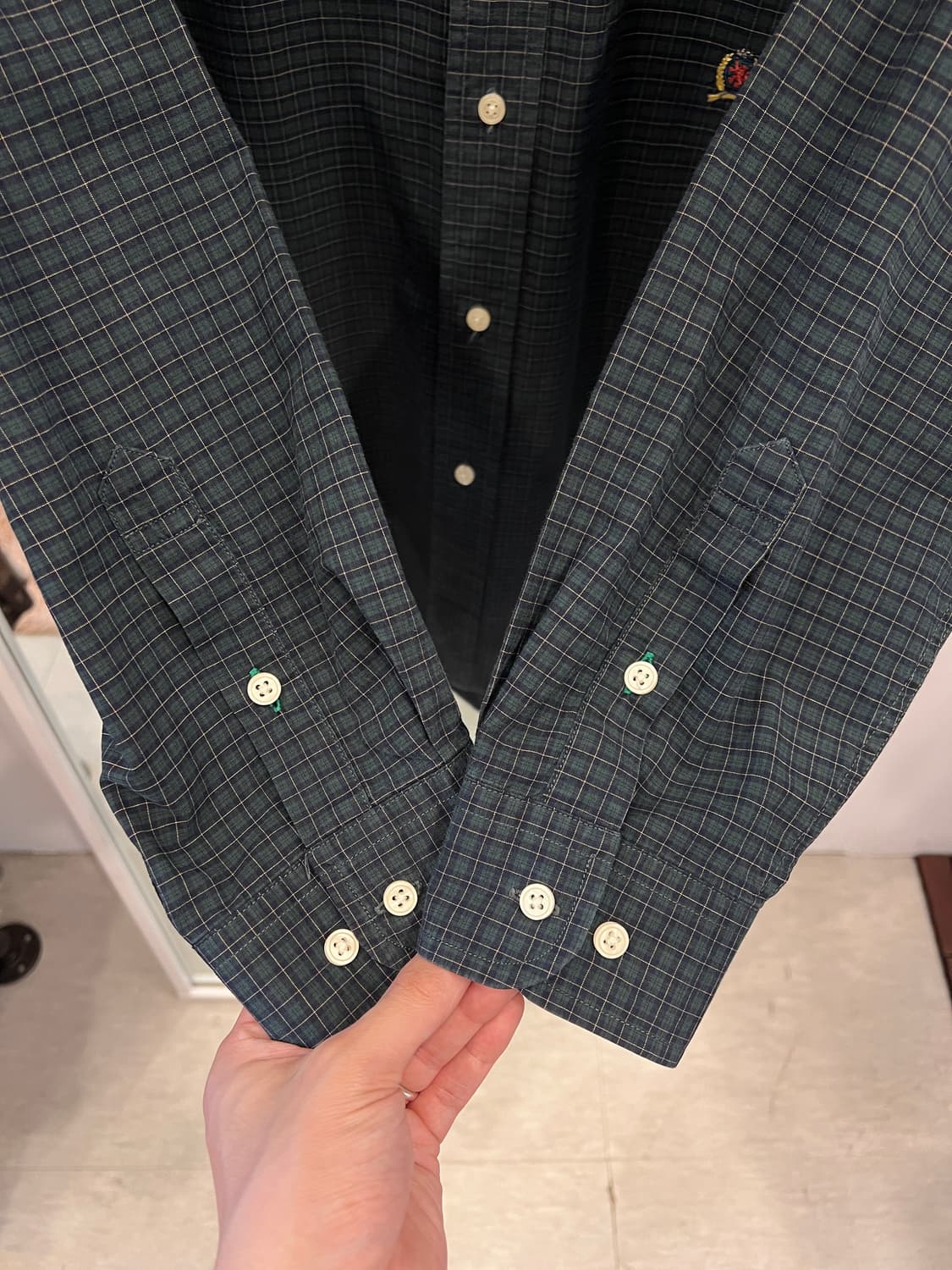 00s Tommy Hilfiger 타미힐피거 체크 셔츠 상품이미지4