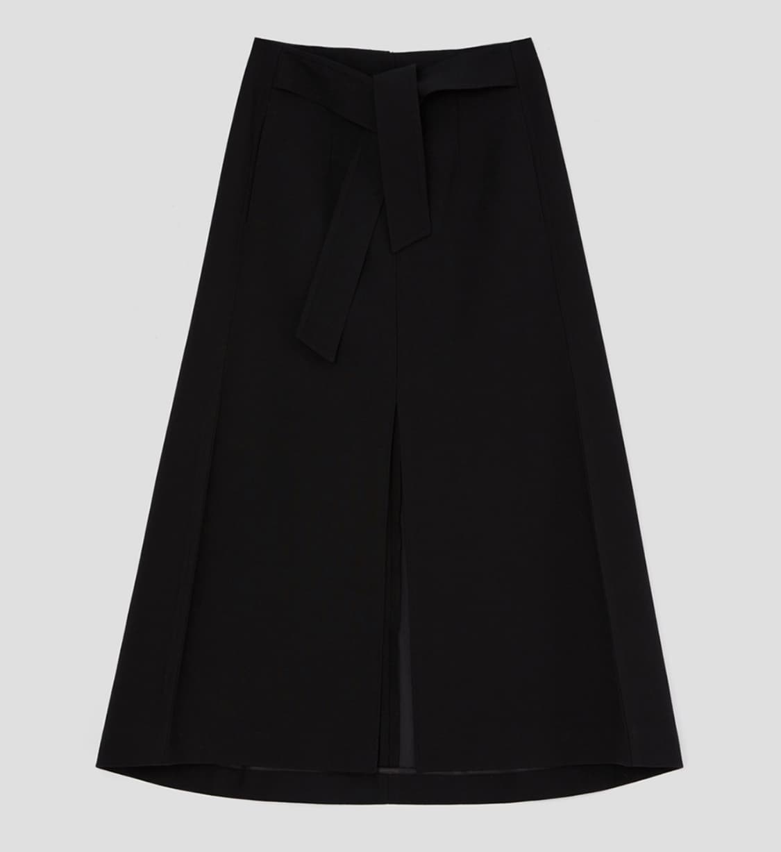 렉토 a라인 슬릿 스커트 미디 블랙 롱 a-line slit skirt 상품이미지1