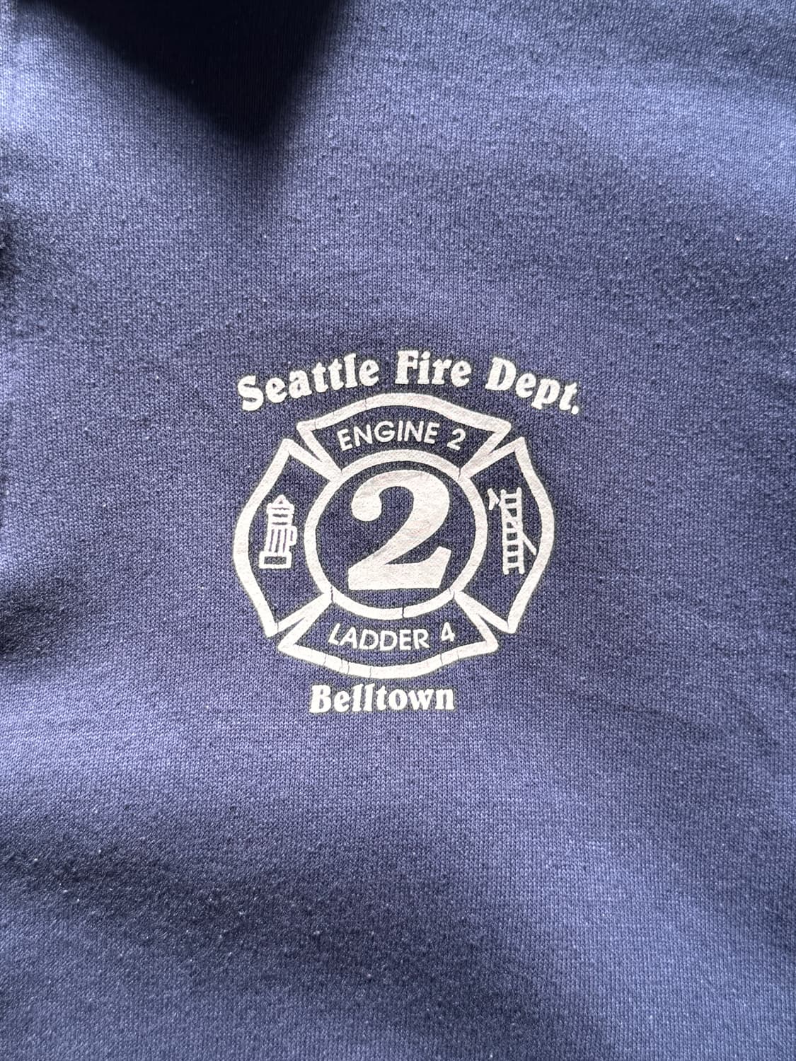 90s Jerzees 쿼터집업 카라맨투맨(T64) 상품이미지5