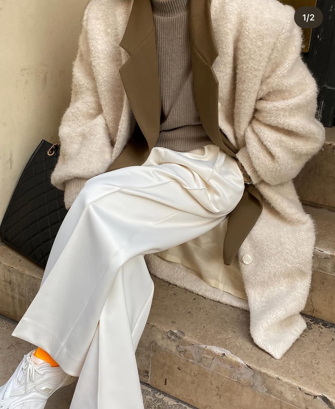 드래곤블루스 텍스처드 노카라 니트코트 상품이미지1