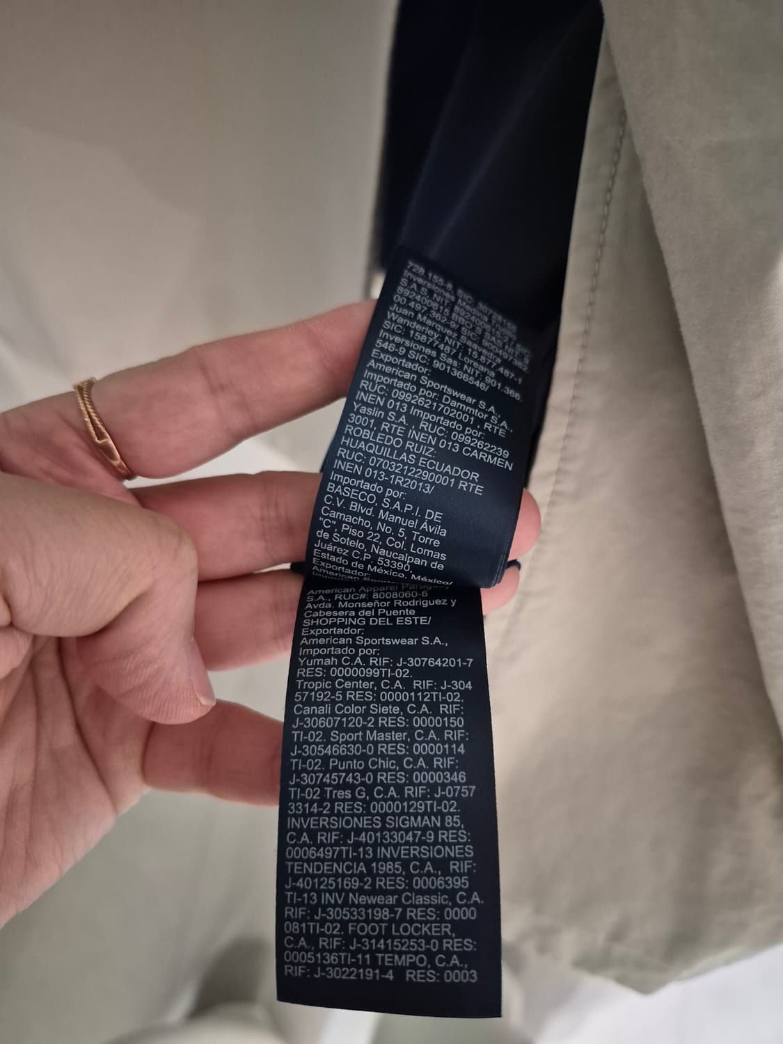 타미 롱 트렌치 맥코트/헤리티지 플래그 라우닝 트렌치 상품이미지10