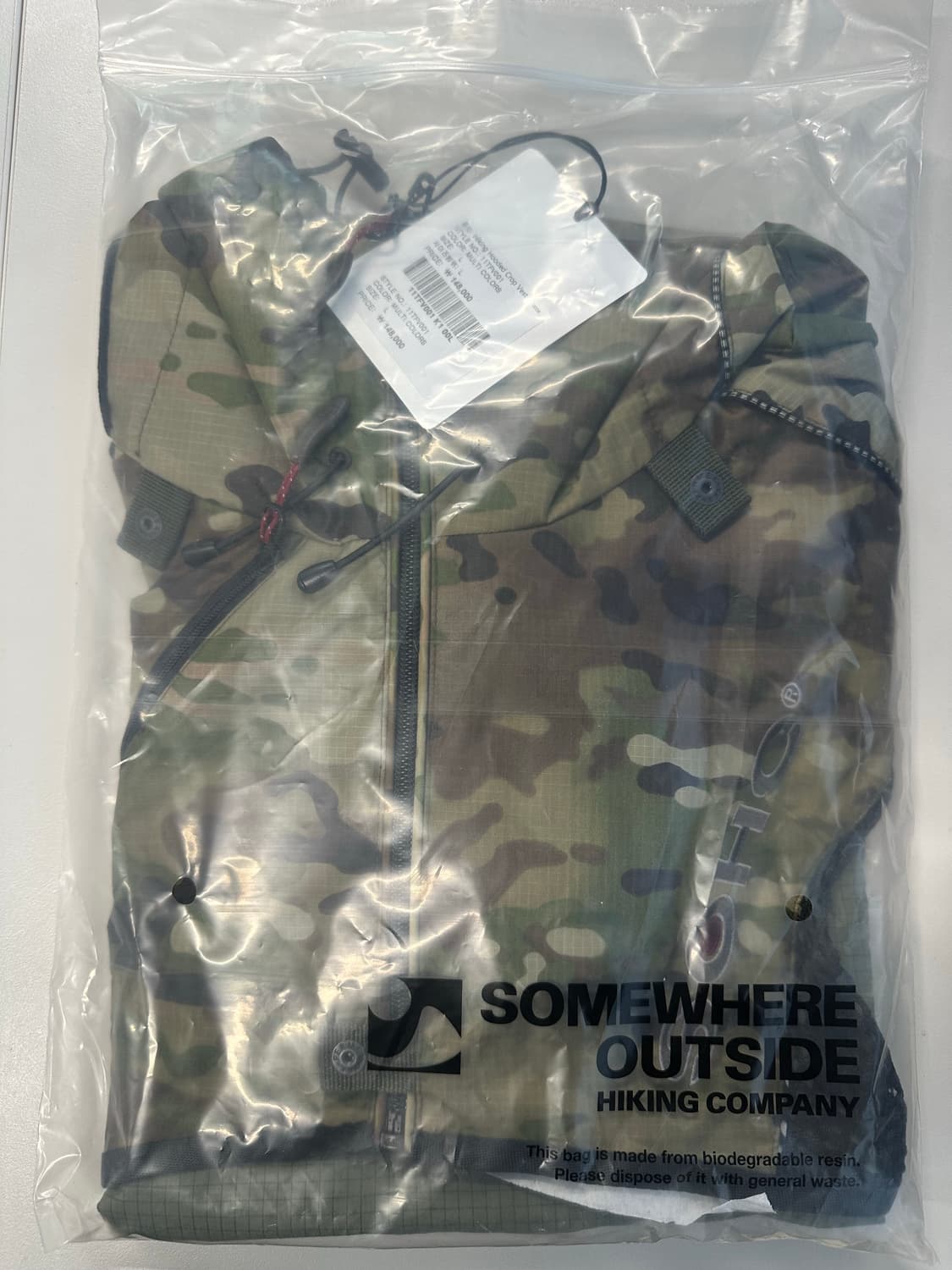 SOHC 하이킹 후디드 크롭 베스트 L 팝니다 상품이미지3
