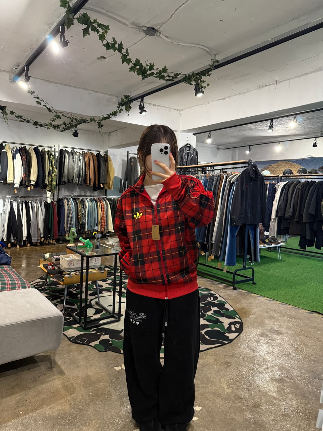 아디다스 희귀 체크 트랙탑 95 상품이미지3