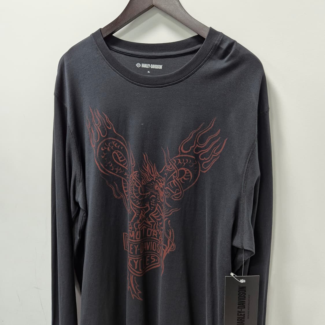 할리데이비슨 드래곤 긴팔 쭉티 XL / 할인 상품이미지3