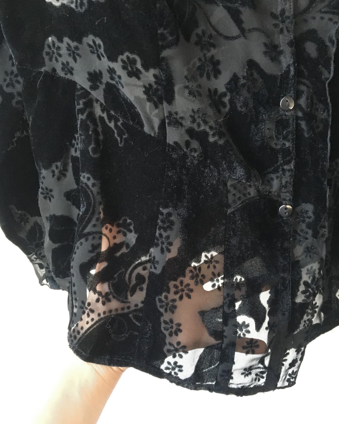 Ornament pattern valvet jacket 상품이미지4