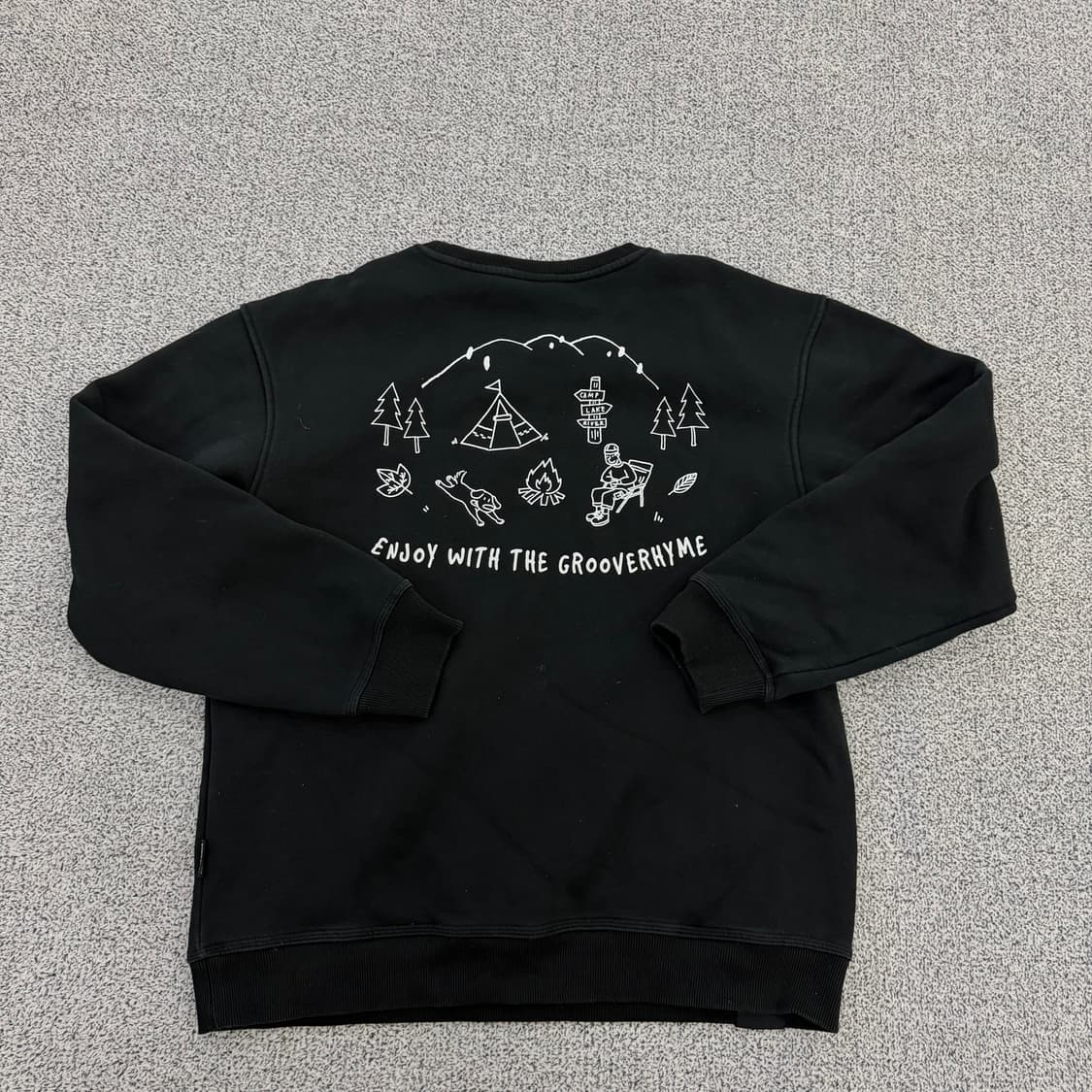 L 그루브라임 기모 맨투맨 0128H1 상품이미지2