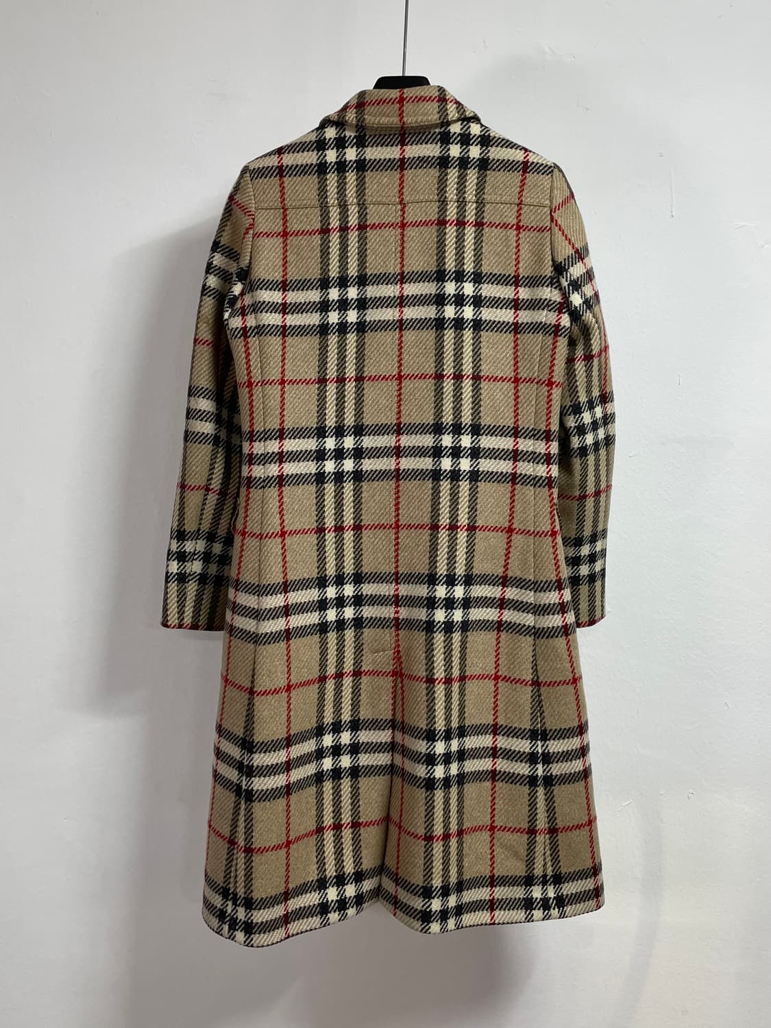 버버리 우먼스 노바체크 울 롱코트 (on.41)   상품이미지2