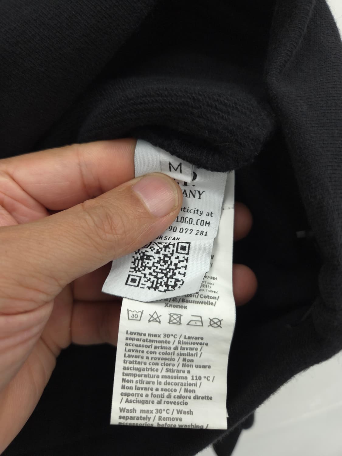 M C.P.컴퍼니 블랙 기모 CP CP컴퍼니  맨투맨 상품이미지10