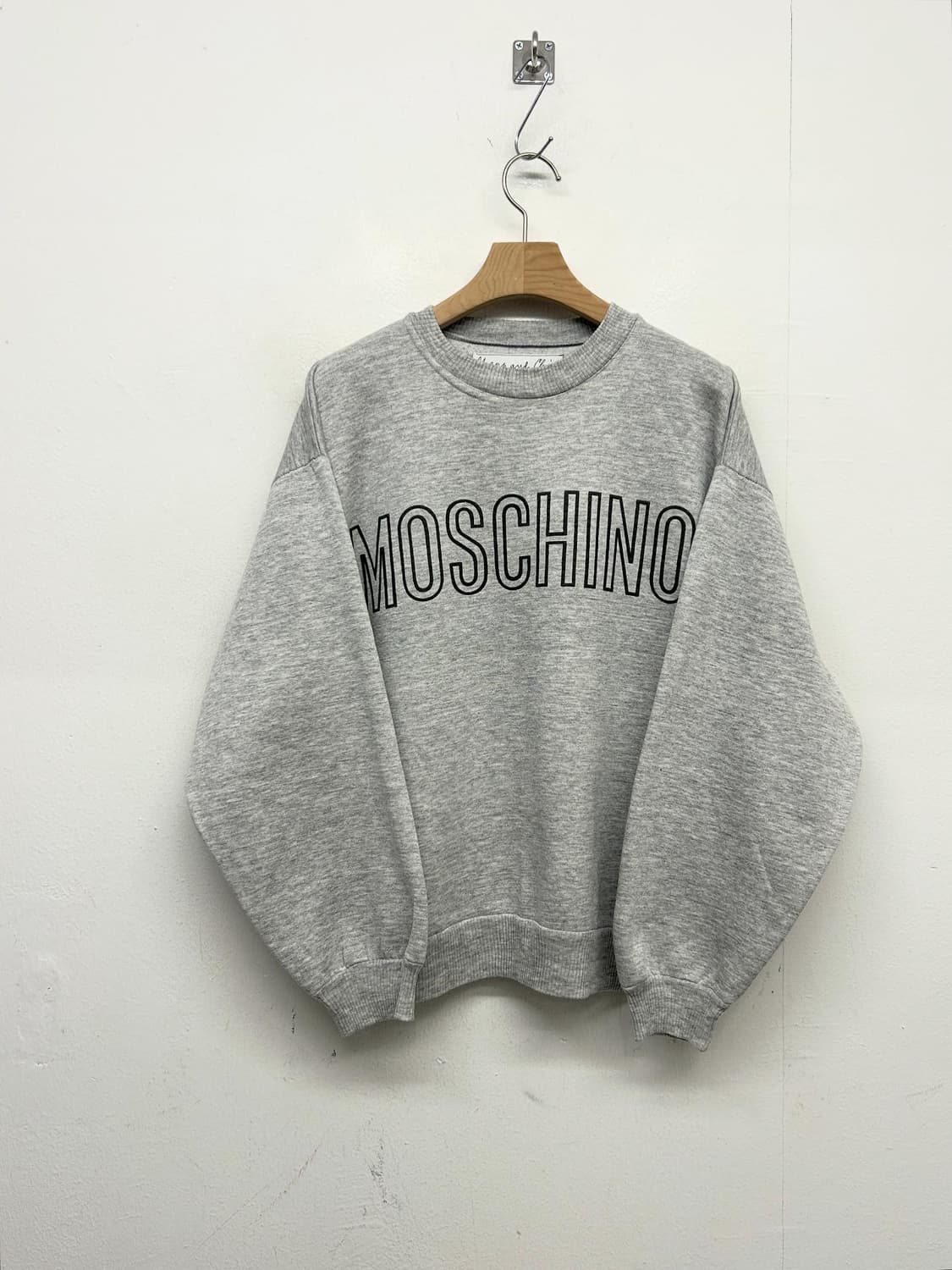 빈티지 모스키노 MOSCHINO 맨투맨 회색 상품이미지1