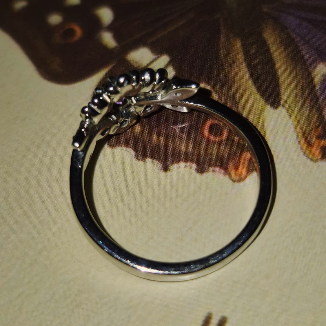 05s 안나수이 실버 925 크리스탈 꽃잎 반지 상품이미지9