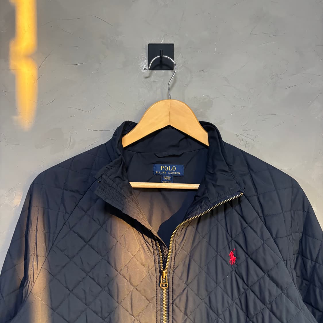 폴로 랄프로렌 퀄팅 경량패딩 네이비 상품이미지2