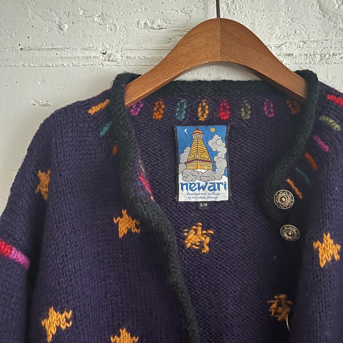 made in nepal  🌌 밤하늘의 별 가디건 상품이미지8
