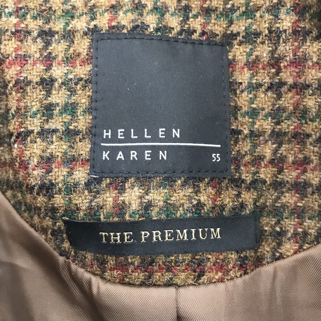 헬렌카렌 문트위드 하운드투스체크 모직자켓 [여성55] 상품이미지6