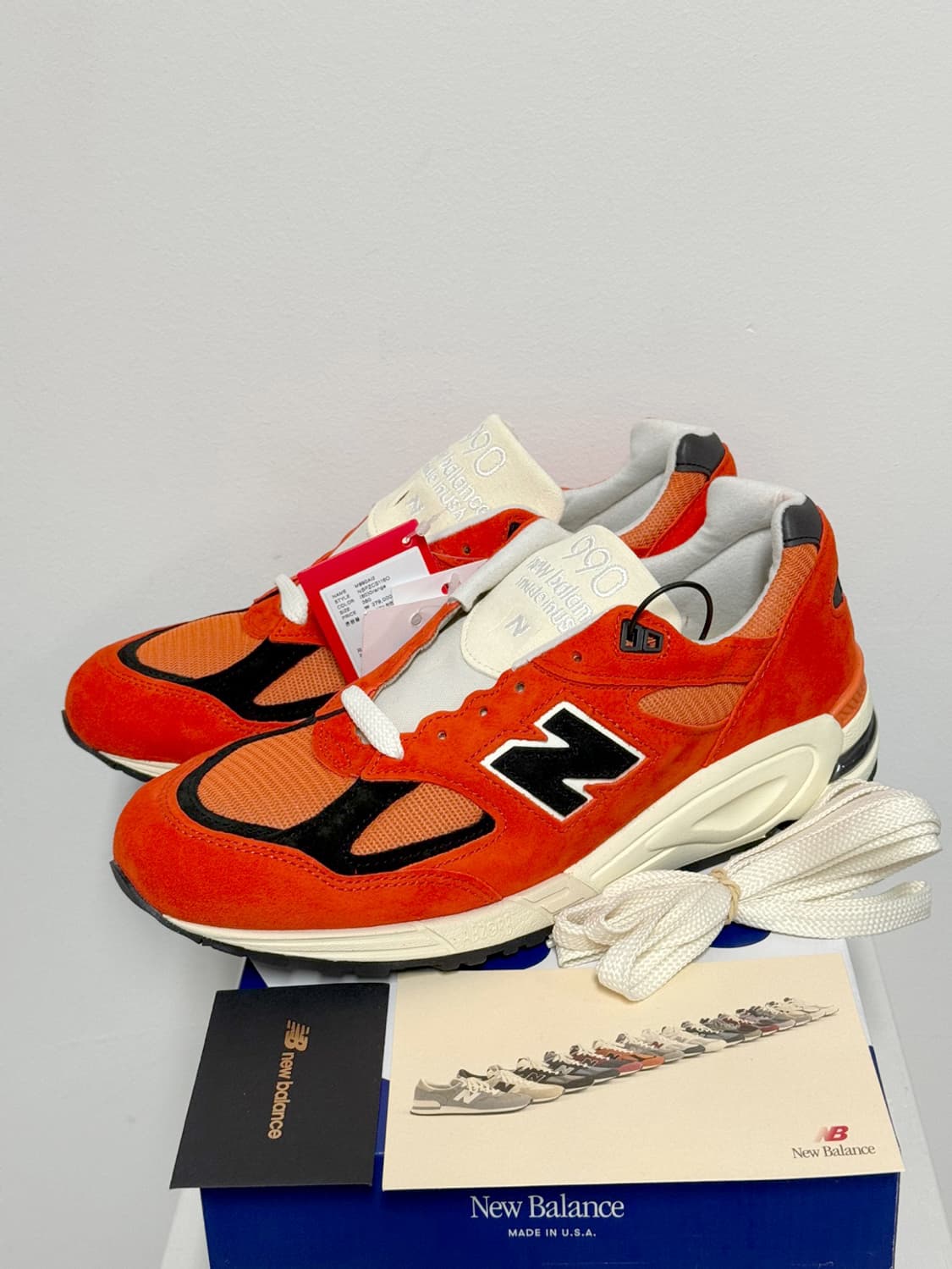 [280] 뉴발란스990V2 오렌지 M990AI2 상품이미지1