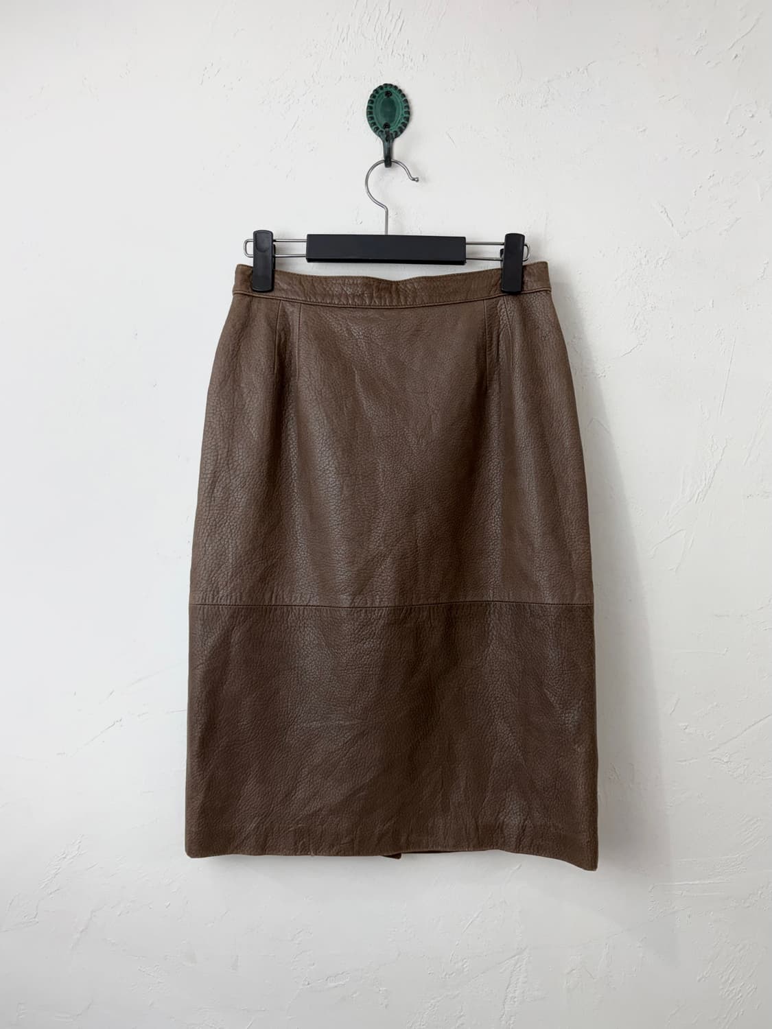 90s 발렌티노 레더 스커트 상품이미지5