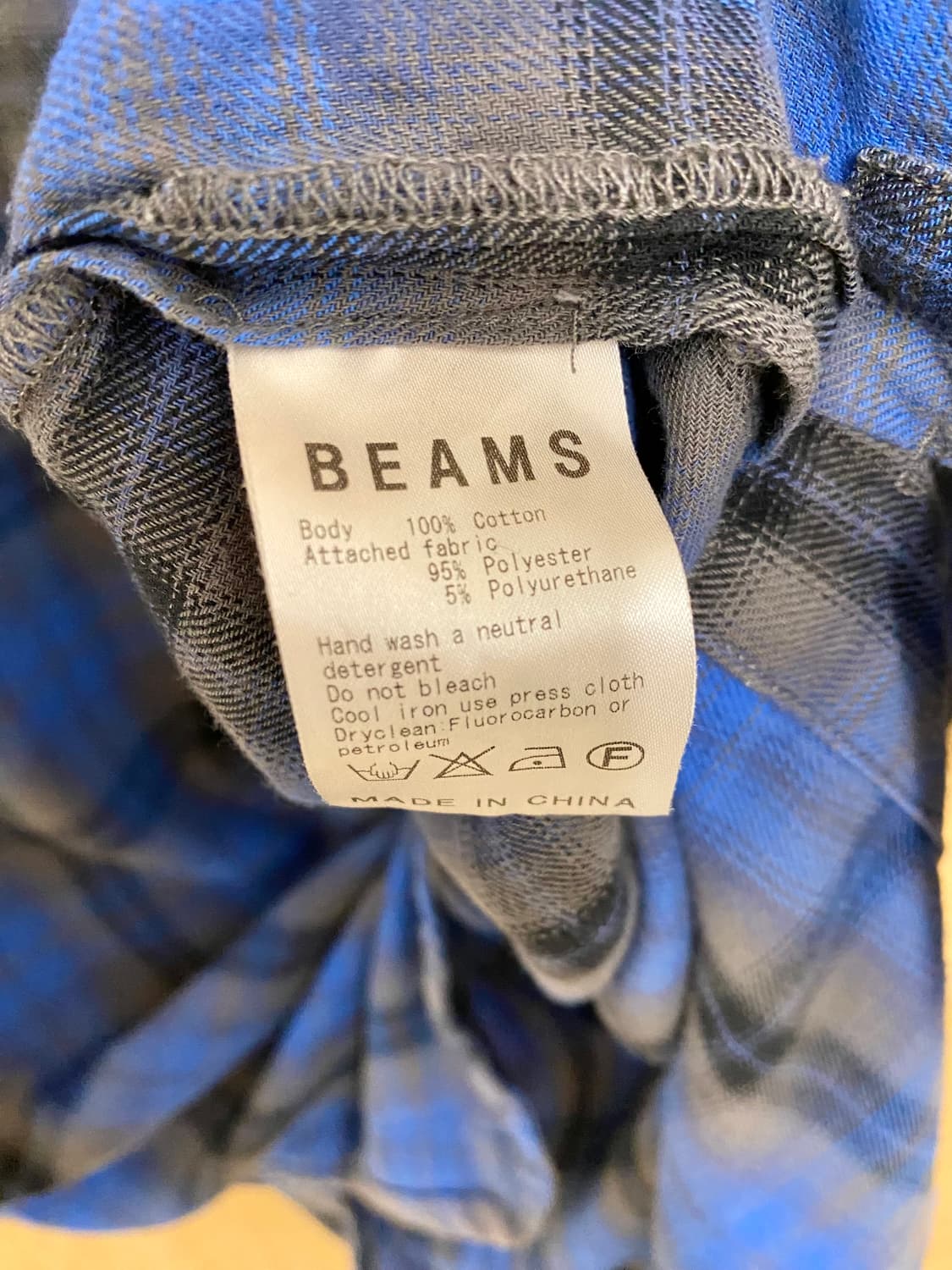 BEAMS check anorak shirts 빔즈 셔츠 아노락 상품이미지9