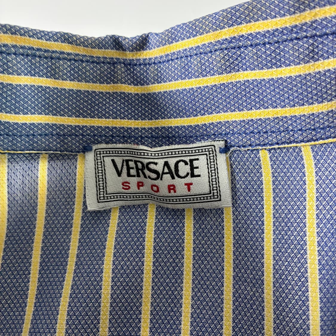 Versace  베르사체 메두사 자수 은장 스트라이프 셔츠  상품이미지5