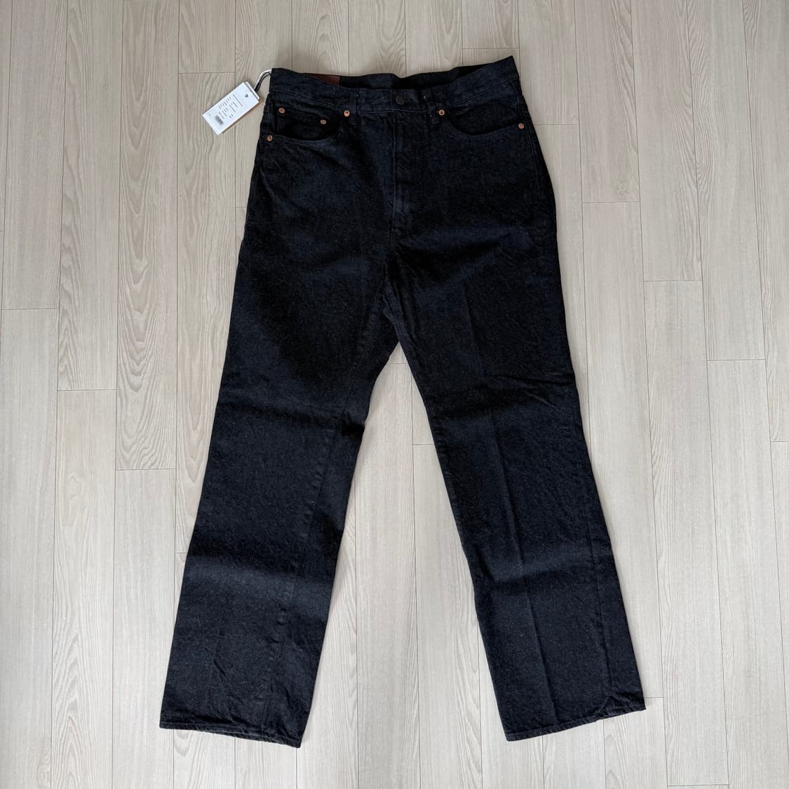 캡틴선샤인 스케이트 슈컷 데님 팬츠 블랙 원워시 34 상품이미지1