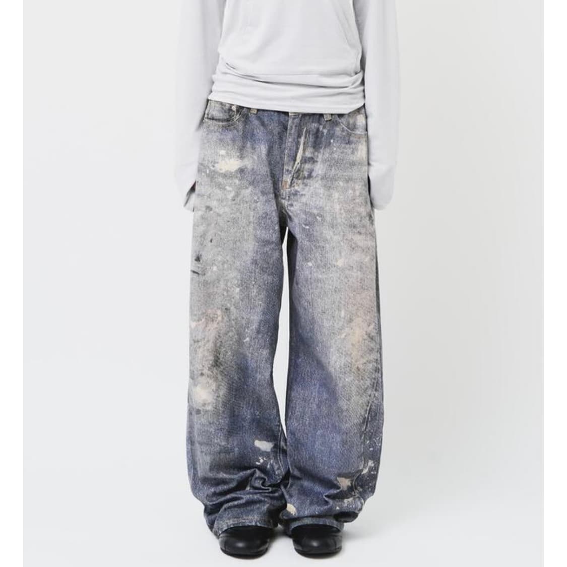 하이파이펑크 디지털 와이드 데님 상품이미지1
