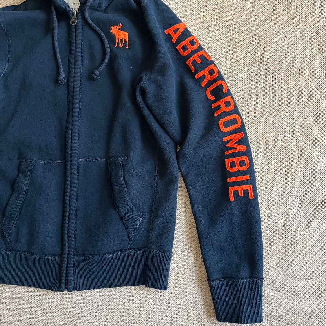 M) 아베크롬비 자수로고 후드집업 상품이미지3