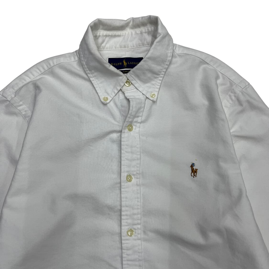 폴로 랄프로렌 옥스포드 화이트 셔츠 M 상품이미지4