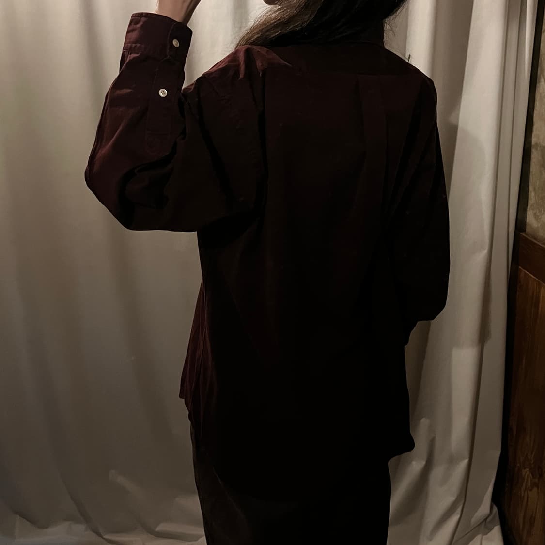 폴로랄프로렌 솔리드셔츠 버건디 상품이미지3