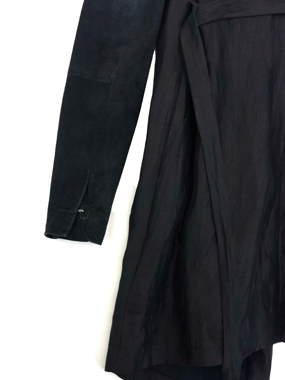 Helmut Lang Draped Suede Coat/ P 상품이미지3
