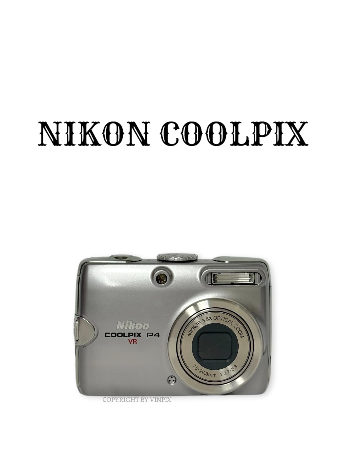 니콘 쿨픽스 P4(coolpix p4) 빈티지 디지털 카메라 디카 상품이미지1