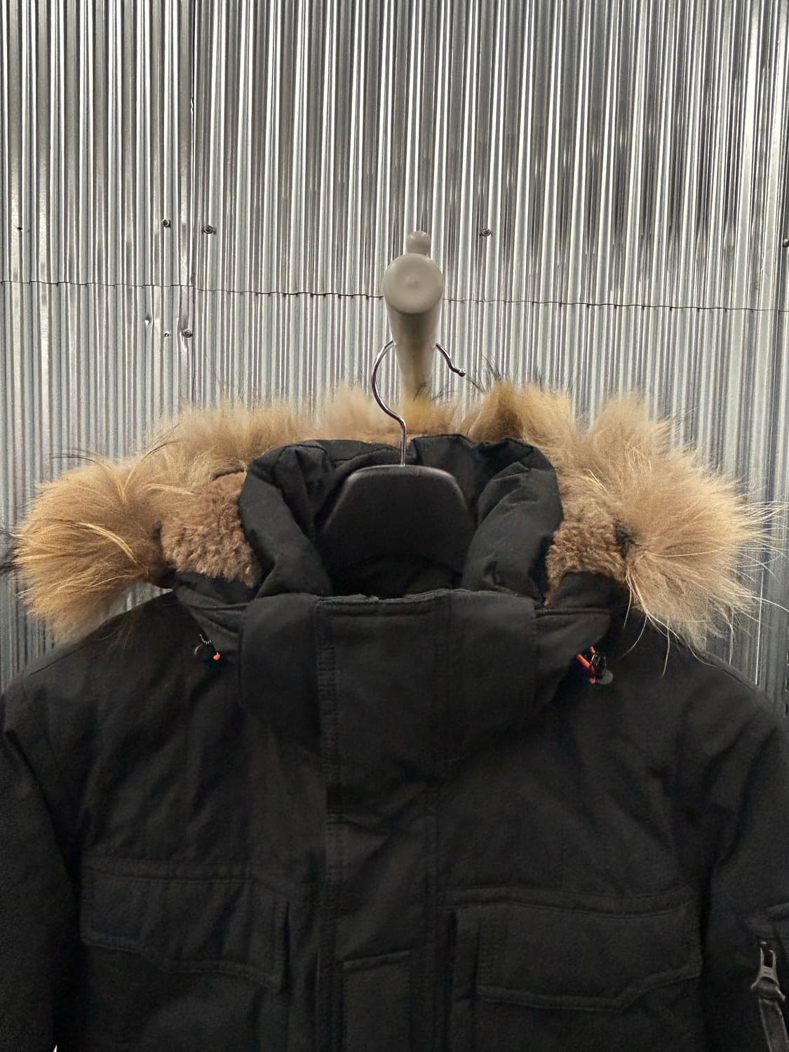 빈폴 구스다운 블랙 후드 패딩 점퍼 상품이미지10