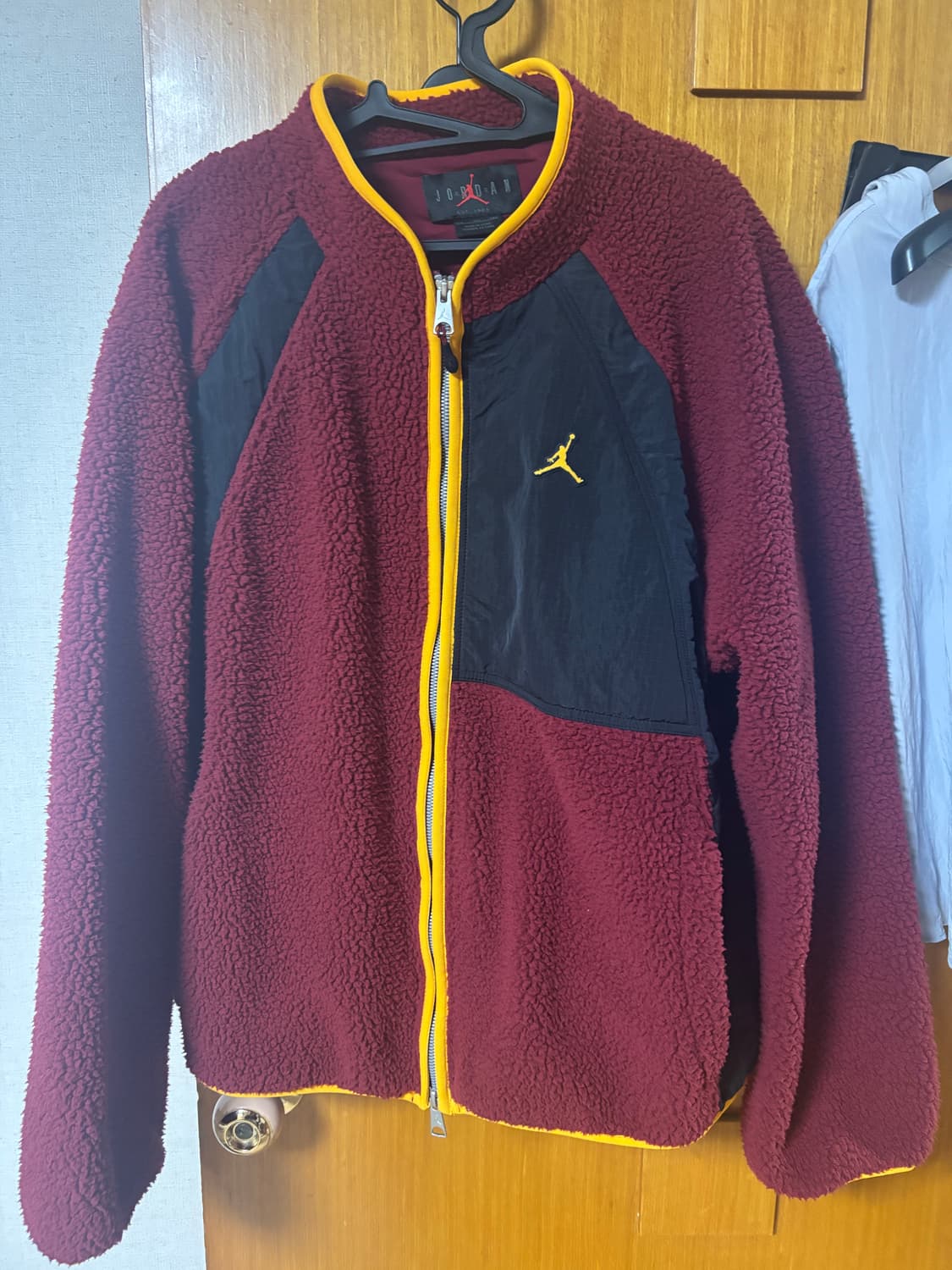 조던 플리스 집업 버건디 (후리스) 입니당 상품이미지1