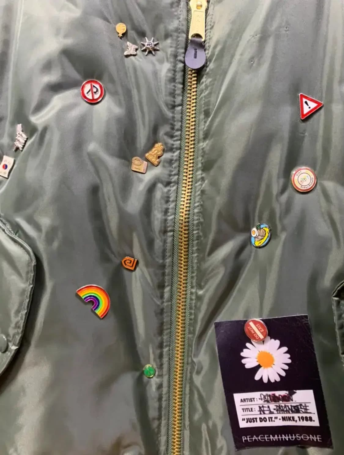 로스코 항공점퍼 팝니다 (지디 커스텀 버젼) 상품이미지3