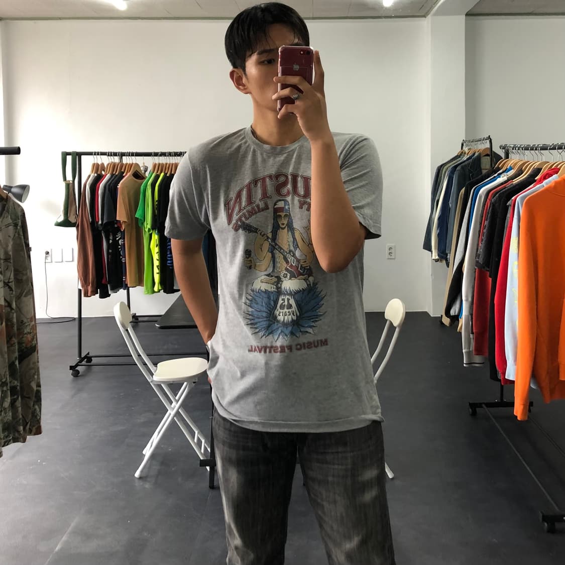 빈티지 오스틴 페스티벌 티셔츠 상품이미지1