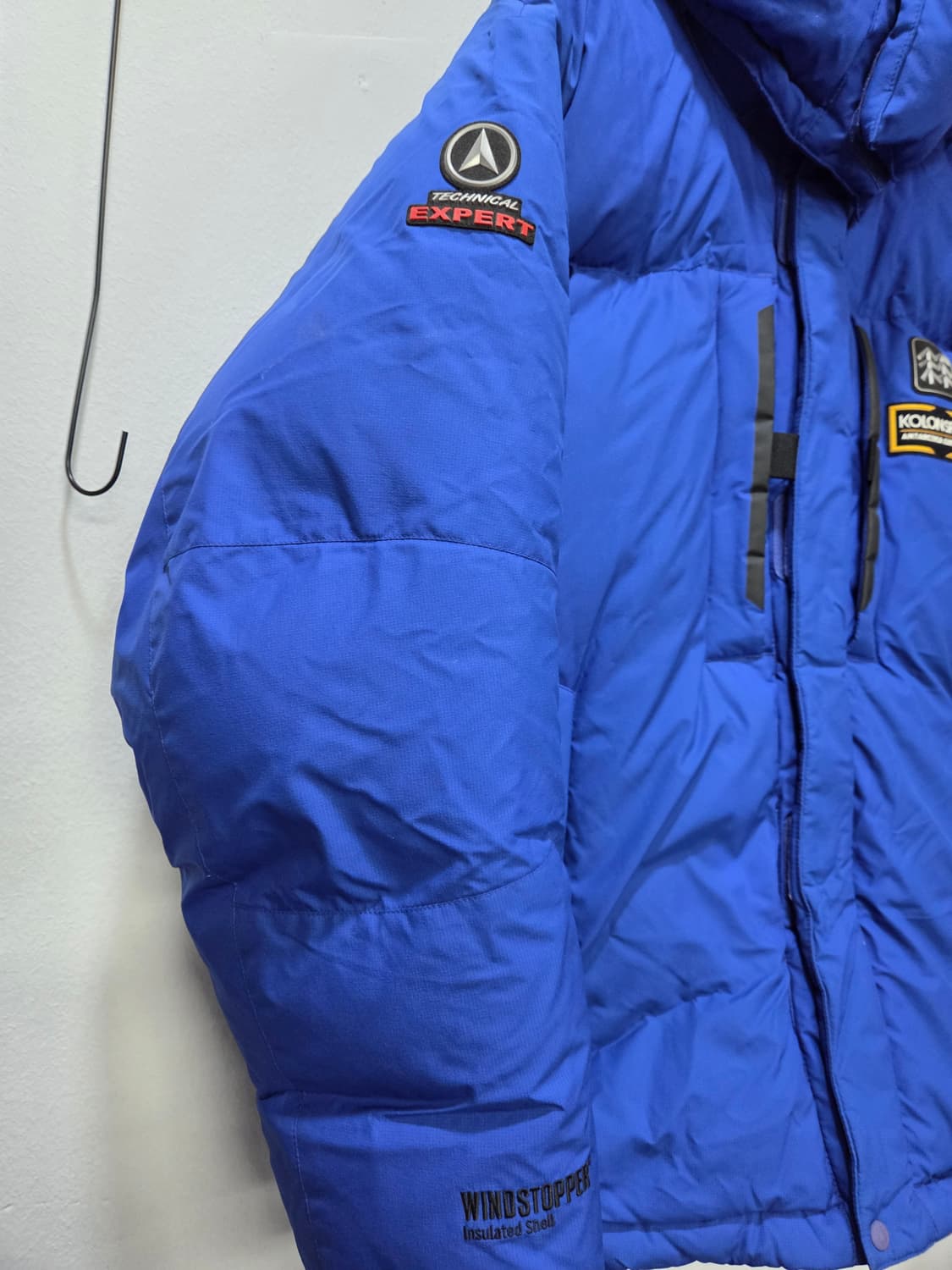 코오롱스포츠 블루 헤비 구스다운 패딩 히말라야 상품이미지3