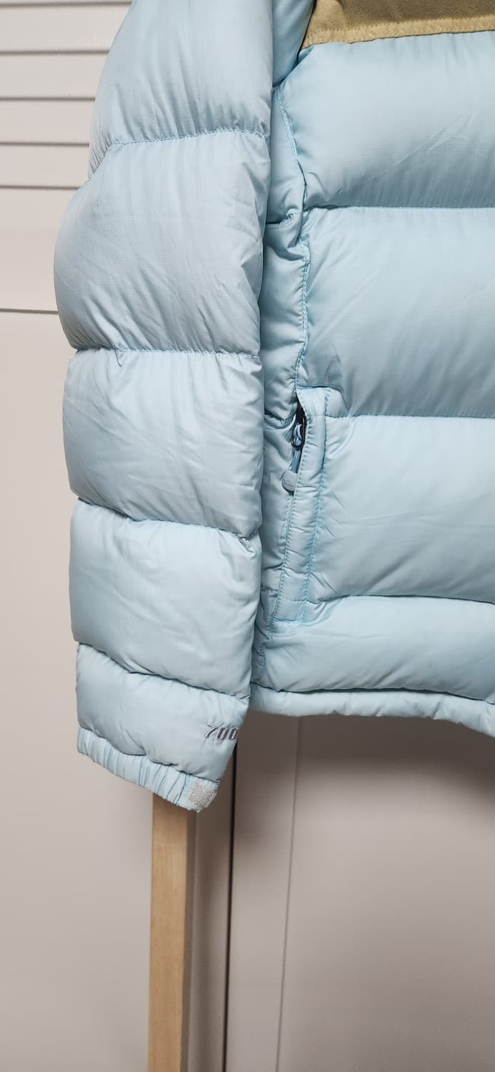 노스페이스 700 눕시 스카이블루민트 패딩 후드 자켓 상품이미지6