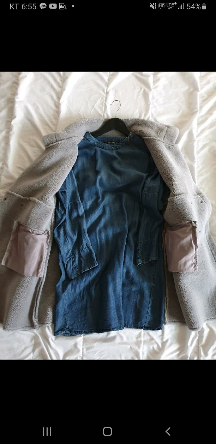 Zara 자라 데님 청 원피스 상품이미지8