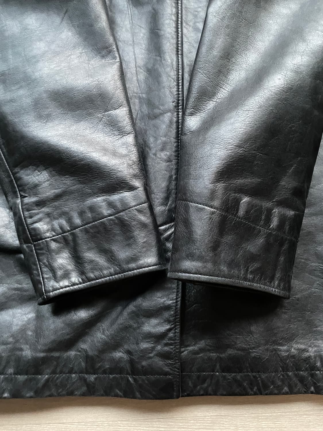 90s 올드갭 레더 카코트 gap carcoat 상품이미지8