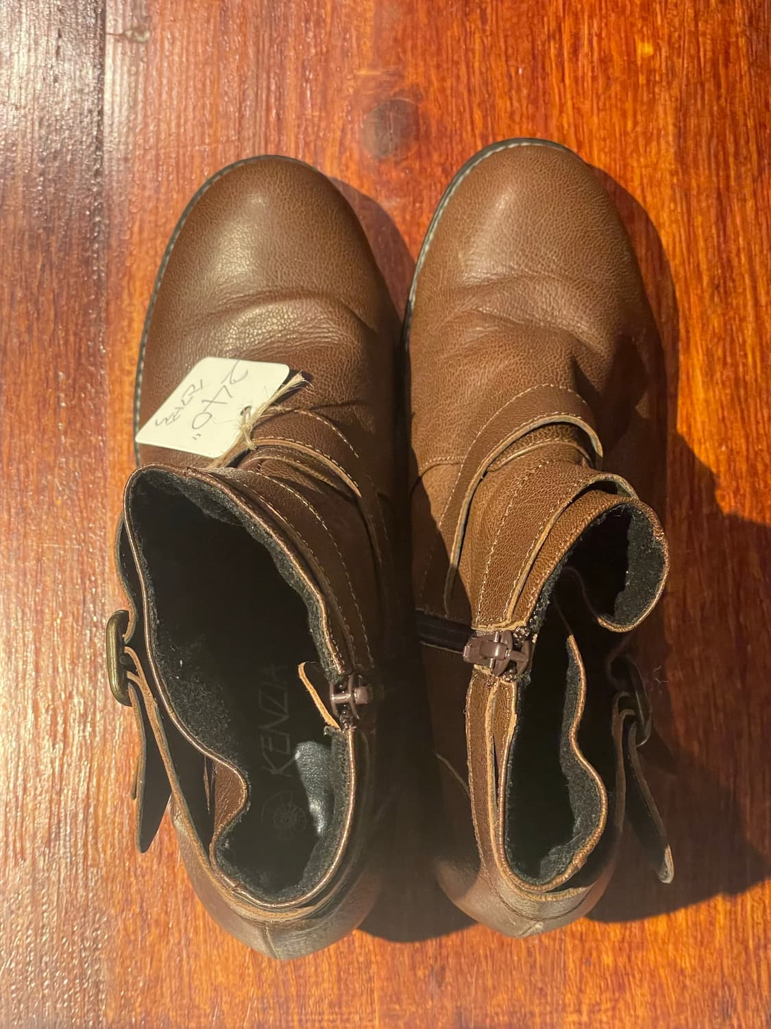 빈티지 버클 소가죽 부츠 상품이미지3