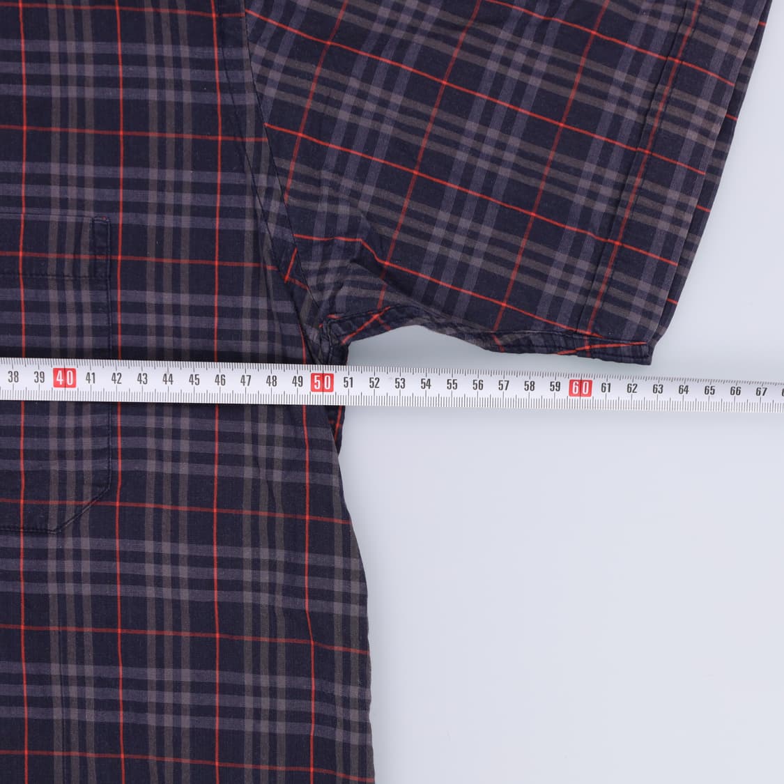 실측확인 빈티지 노바체크 반팔셔츠 0420H1 상품이미지4