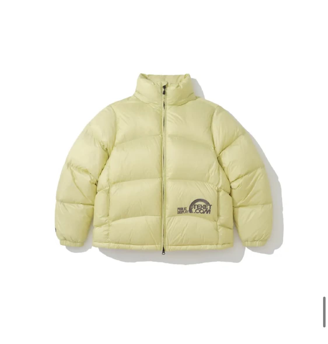 테켓 옐로우 패딩 S 상품이미지3