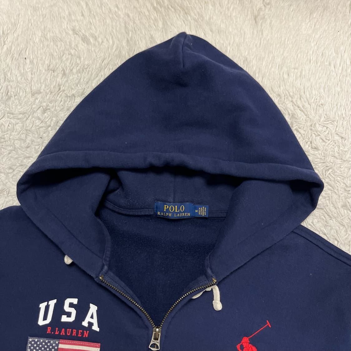 Polo navy USA big pony zip-up 상품이미지6