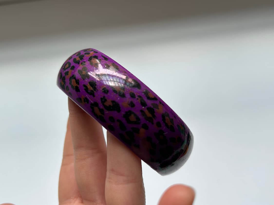 퍼플 레오파드 뱅글 상품이미지1