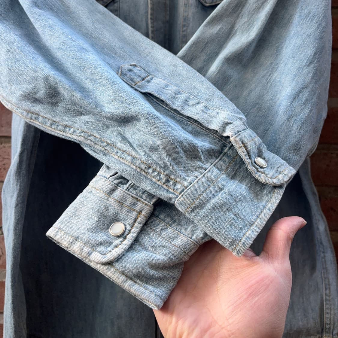 DODGEST 데님 웨스턴 셔츠 상품이미지5