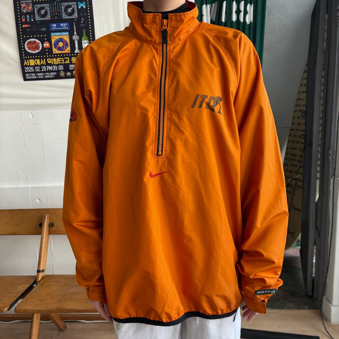 90s 나이키 에씨지 NIKE ACG 하프집 아노락 바람막이 상품이미지1