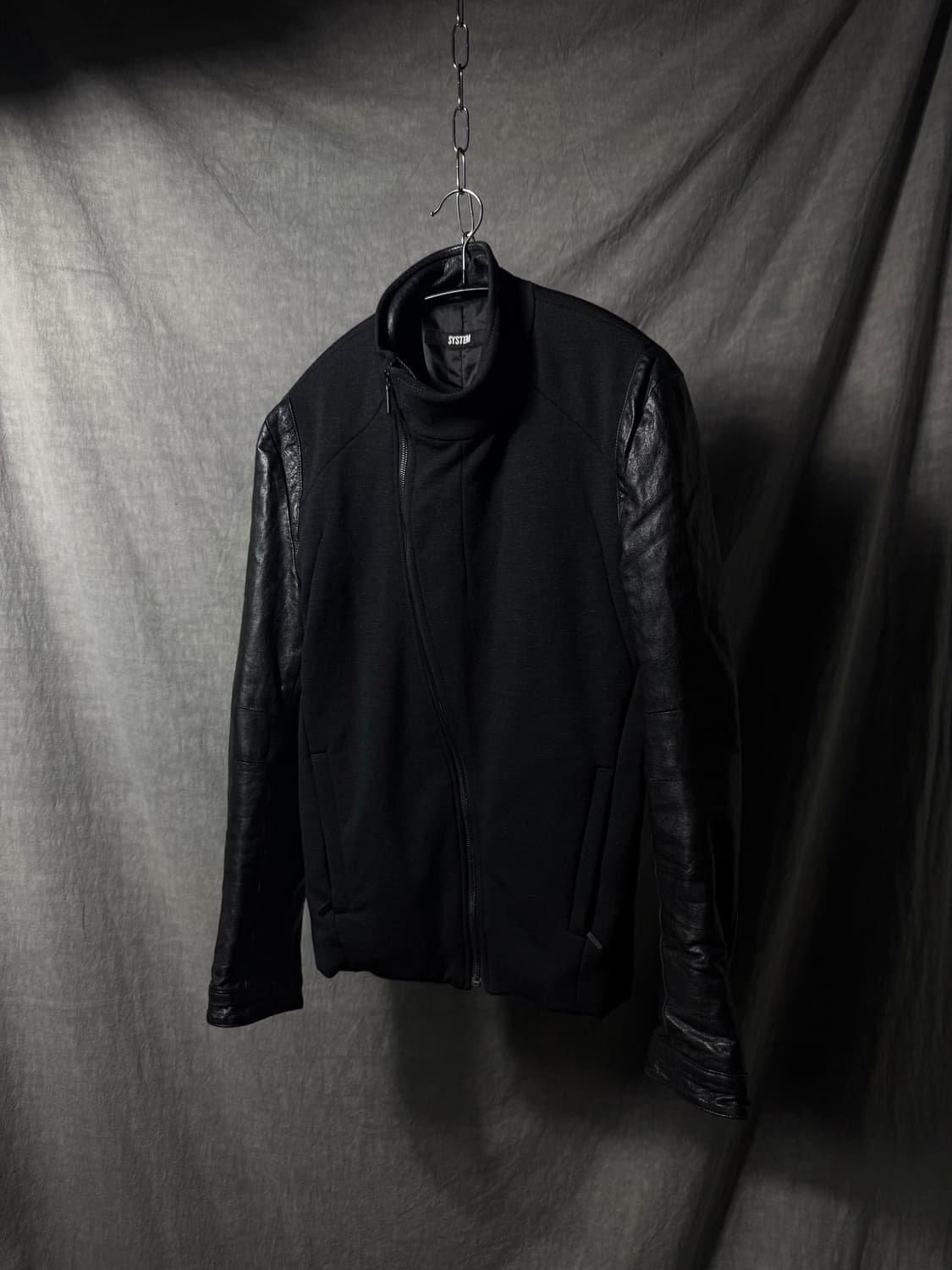 SYSTEM 암레더 비대칭 자켓 상품이미지2