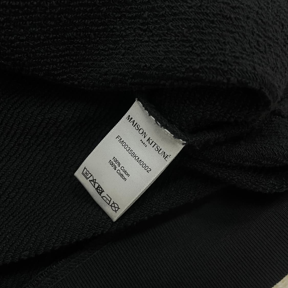 메종키츠네 더블 폭스 크루넥 맨투맨 다크그레이 상품이미지4