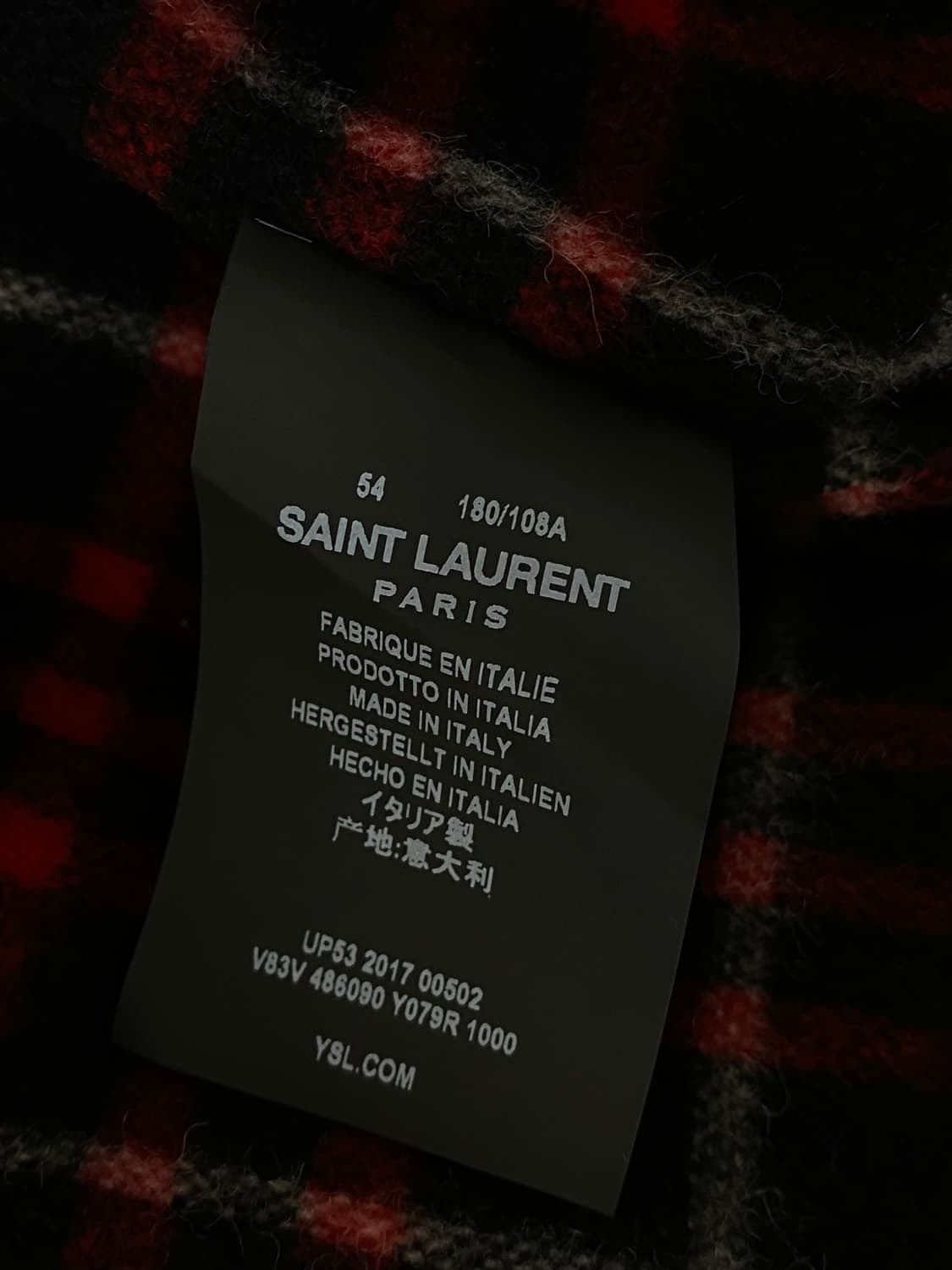 SAINT LAURENT WAX TEDDY RACER BOMBER 상품이미지8