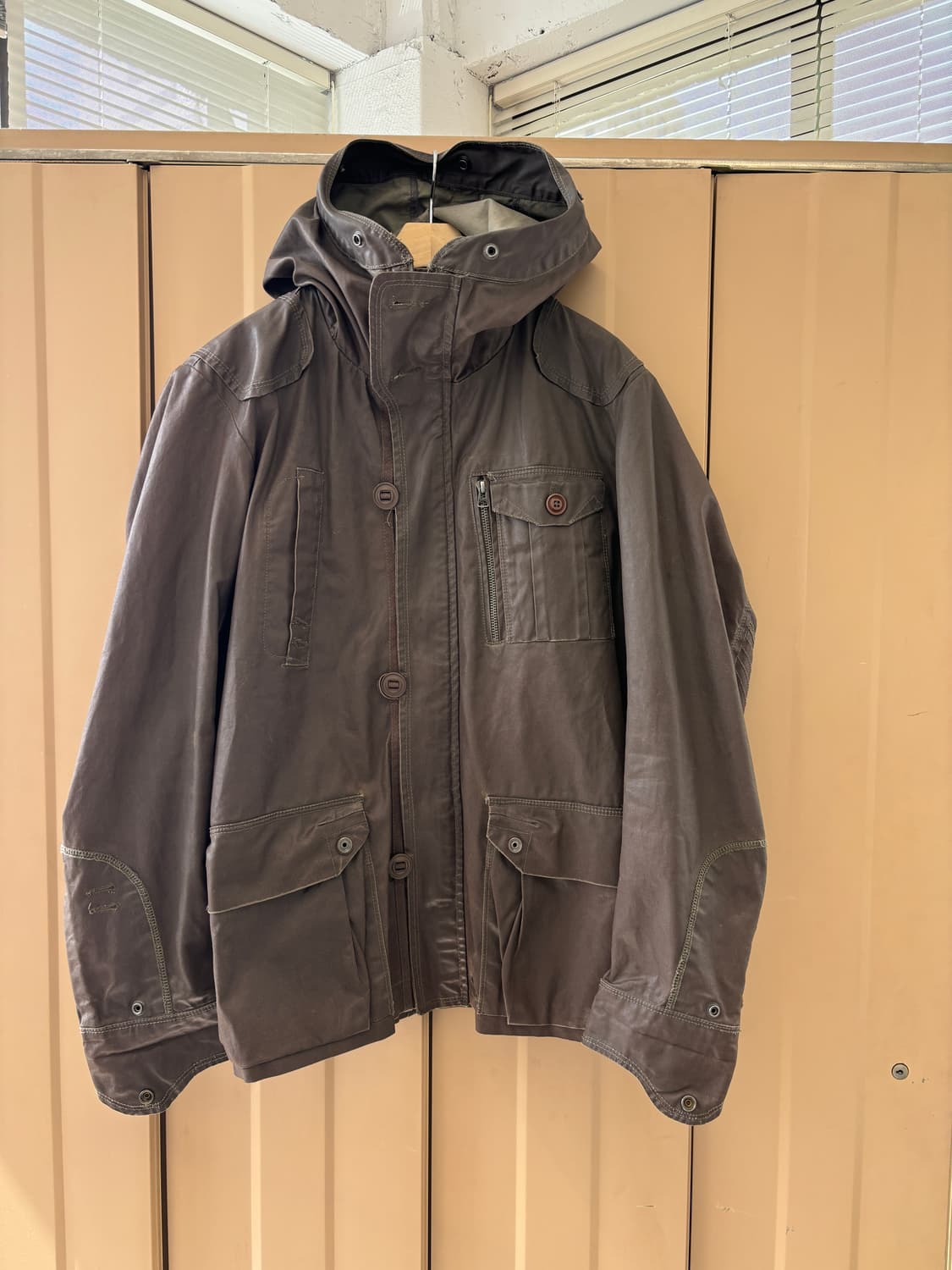 DIESEL 왁스 후디 헌팅 필드자켓 상품이미지7