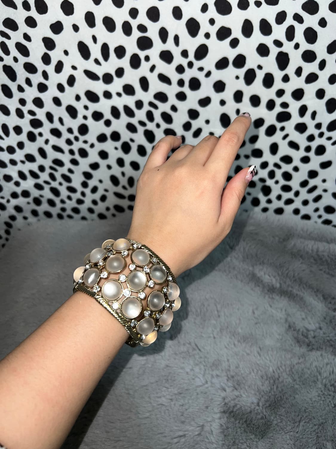 오리엔탈 페어리 볼드 캣츠아이 빈티지 팔찌  상품이미지1