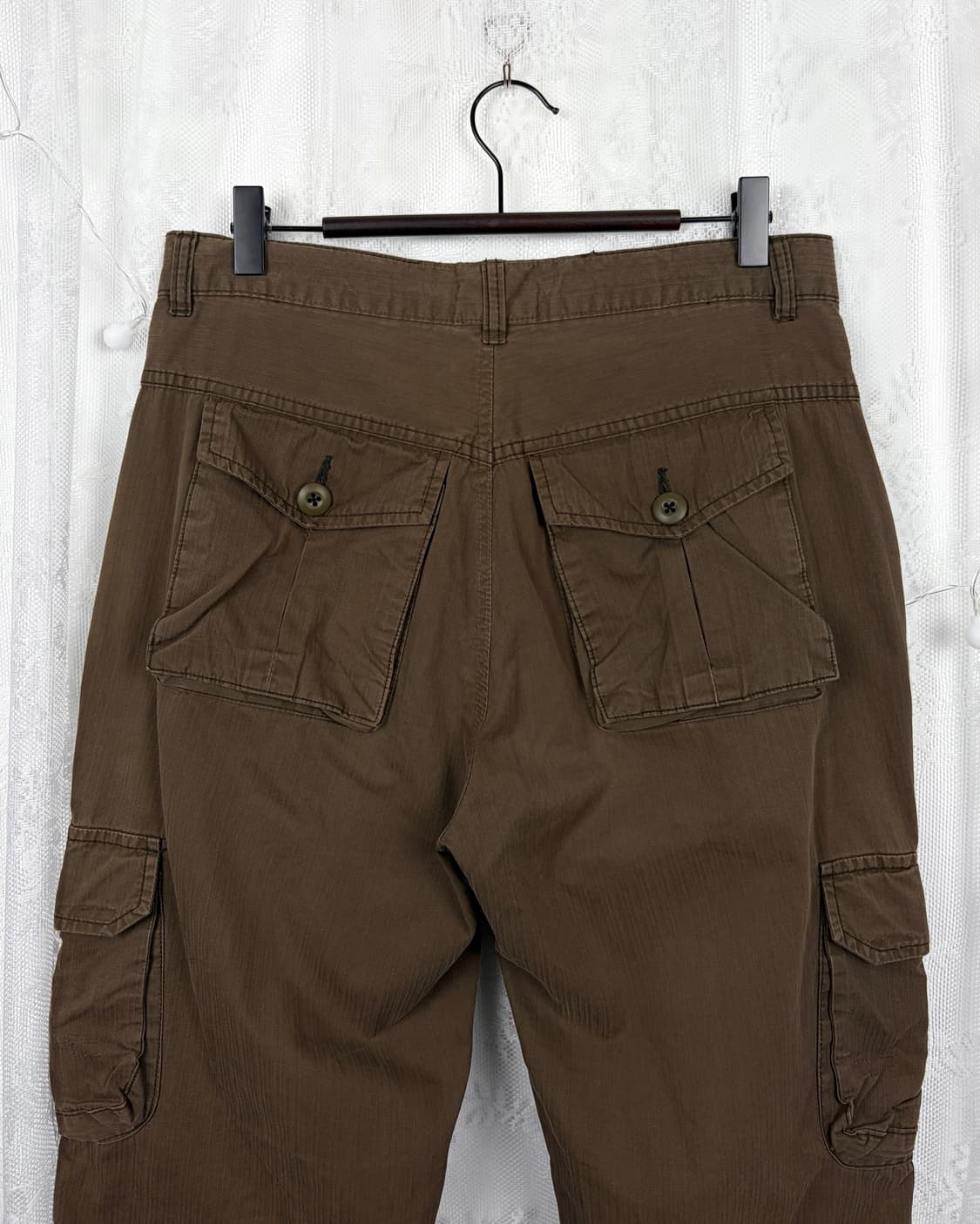 Brown Cargo Straight Pants 상품이미지5
